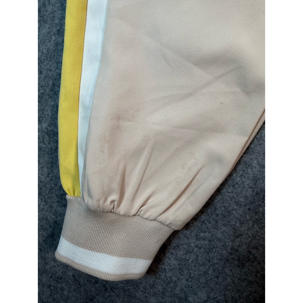 Zara Womens Jogger Pants Tan Yellow Side Stripe Elastic Waist Size M - Picture 7 of 8